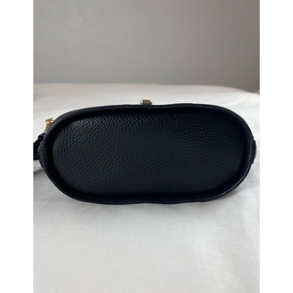 COACH Black Pebble Leather Addie Crossbody - Picture 11 of 13